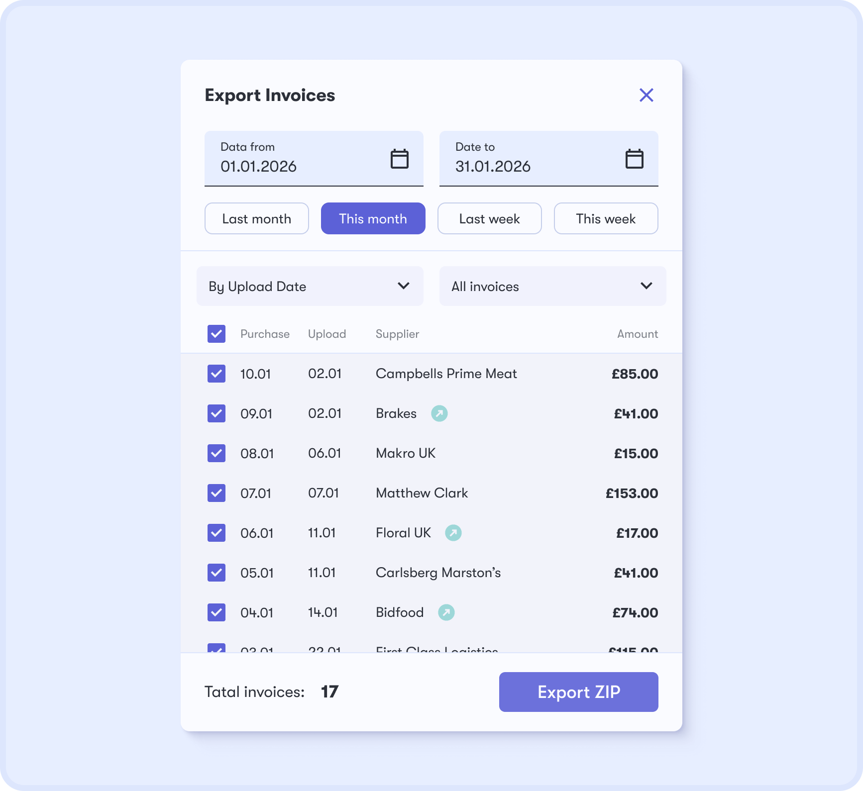 Accounting Integration